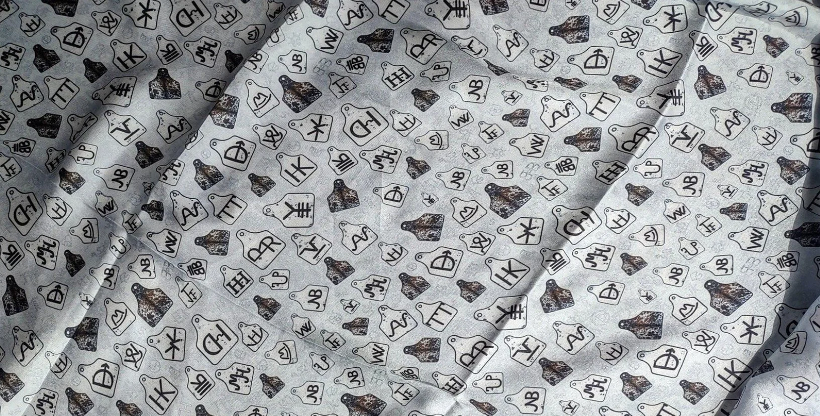 Cattle Tags, Cattle Brands wild rag