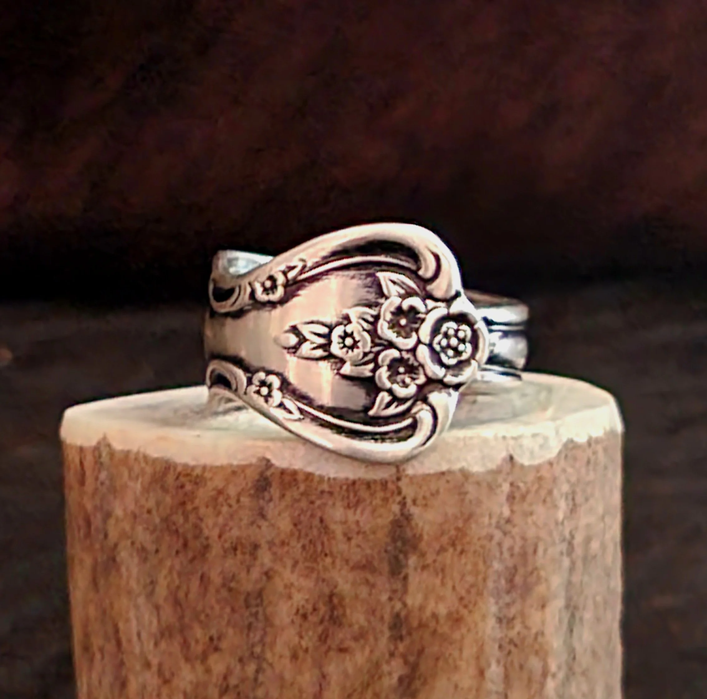 Dogwood Blossom Spoon Ring