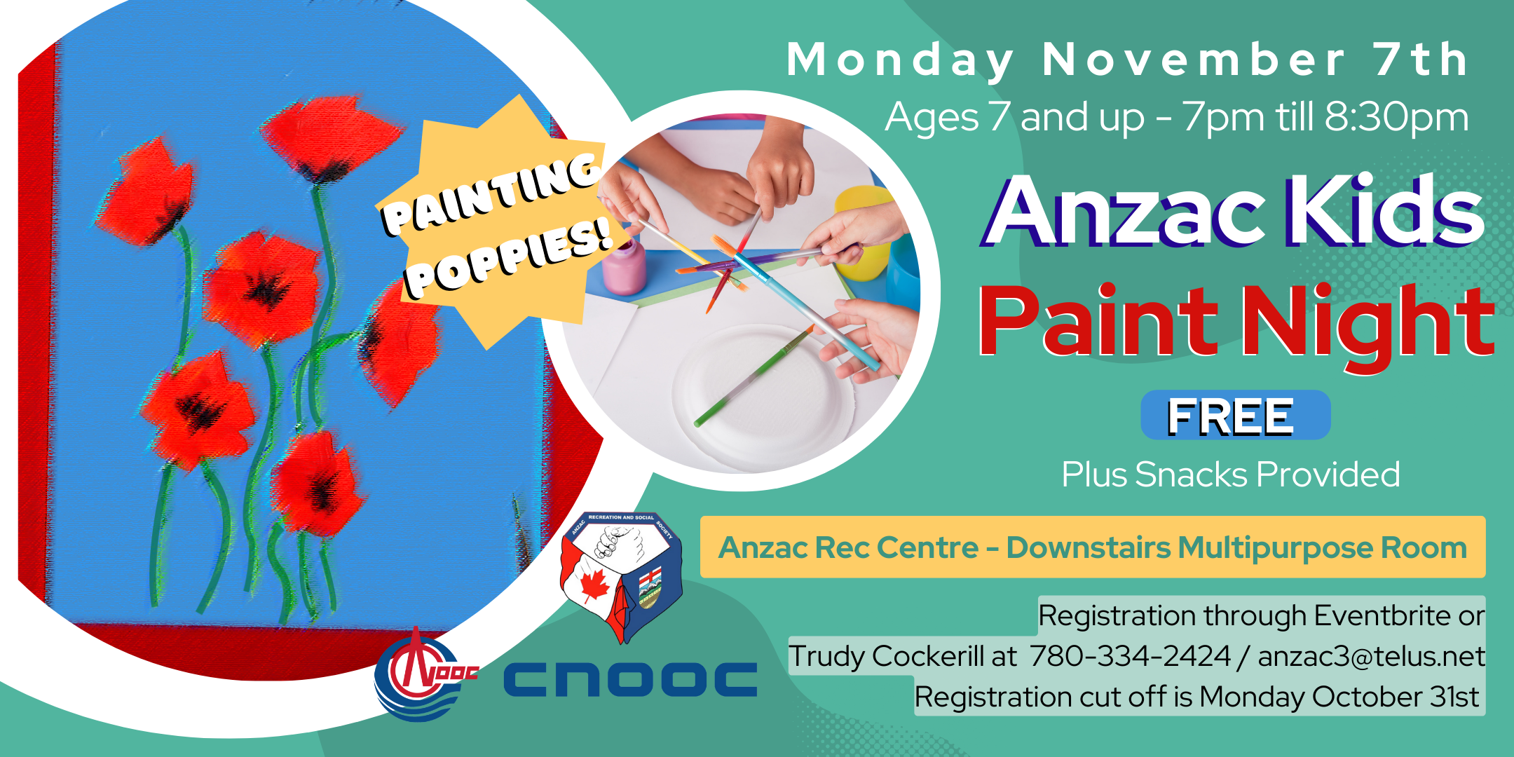 Anzac Kids Paint Night — FortMcMurrayEvents