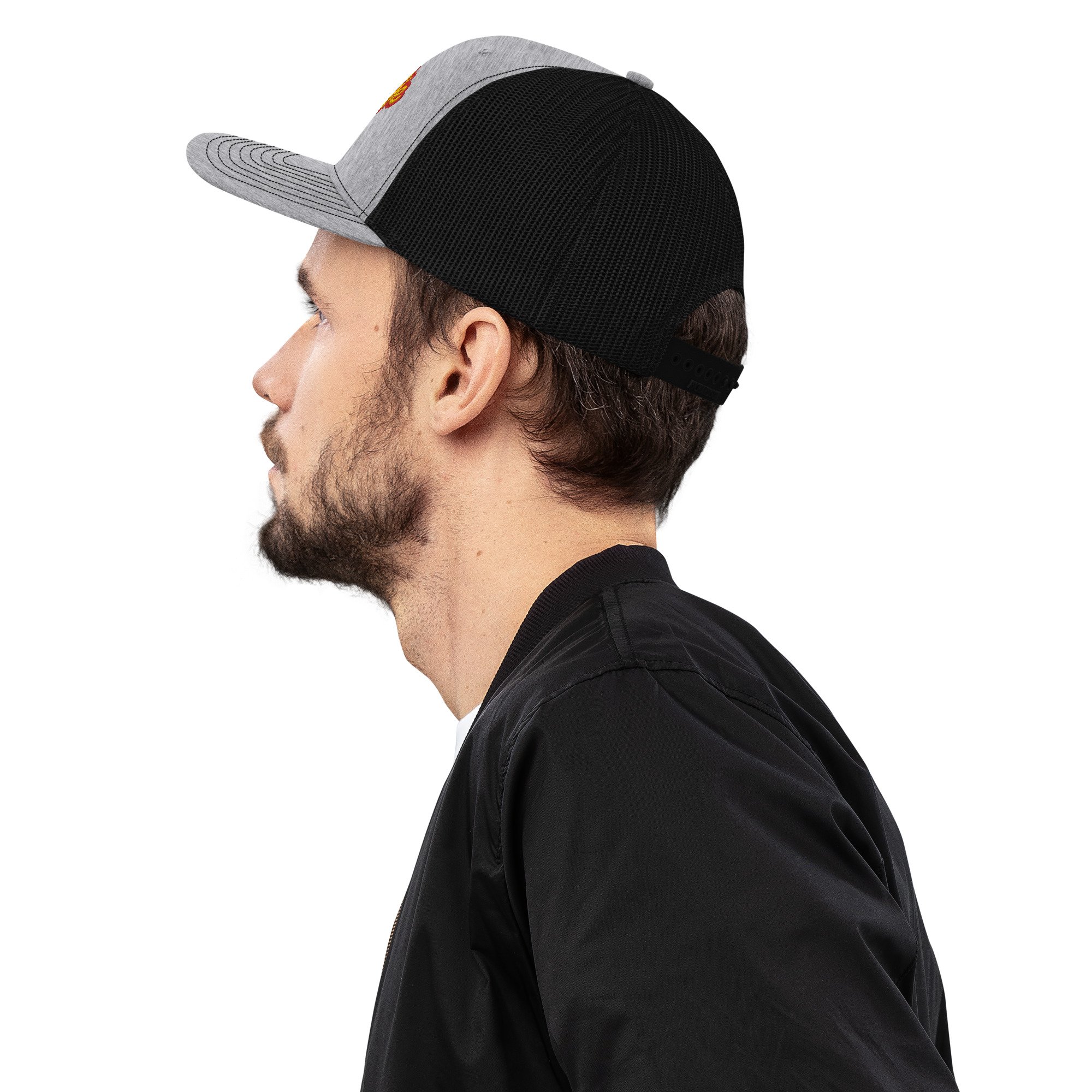 snapback-trucker-cap-heather-grey-black-left-side-634302c36e84e.jpg