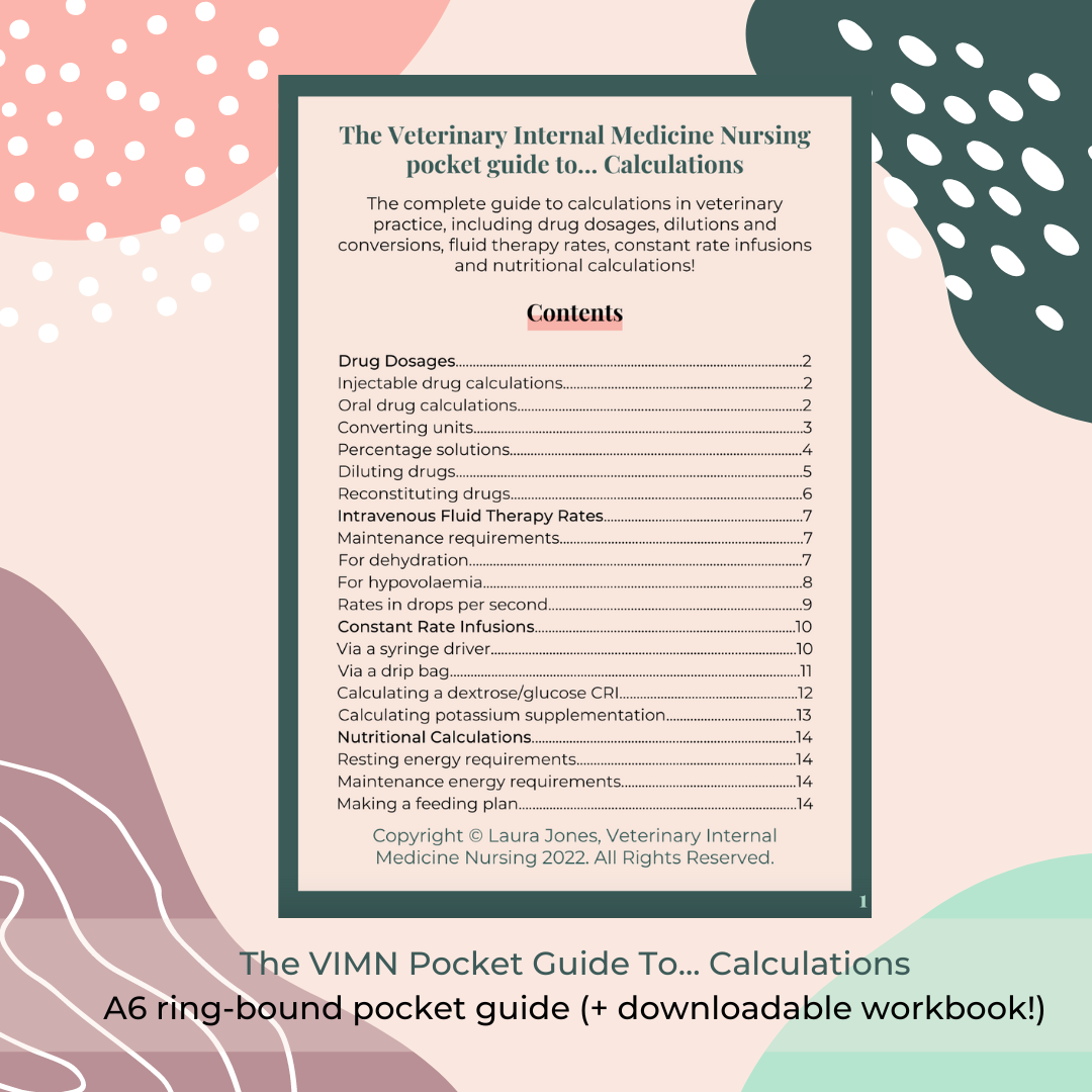 The VIMN Pocket Guide To... Calculations A6 ring-bound pocket guide.png
