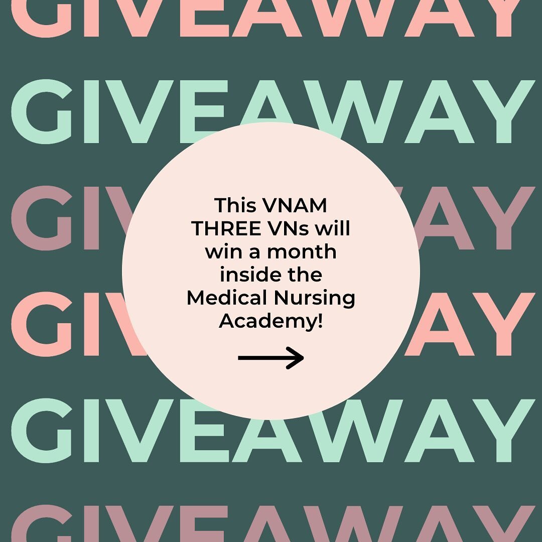 🎉 DID SOMEONE SAY GIVEAWAY?!? 🎉 

I promised some fun surprises for VNAM this year and this one doesn't disappoint - even if I do say so myself 😈

In honour of vet nurse awareness month, I am picking 3 nurses who will receive FREE access to the Me