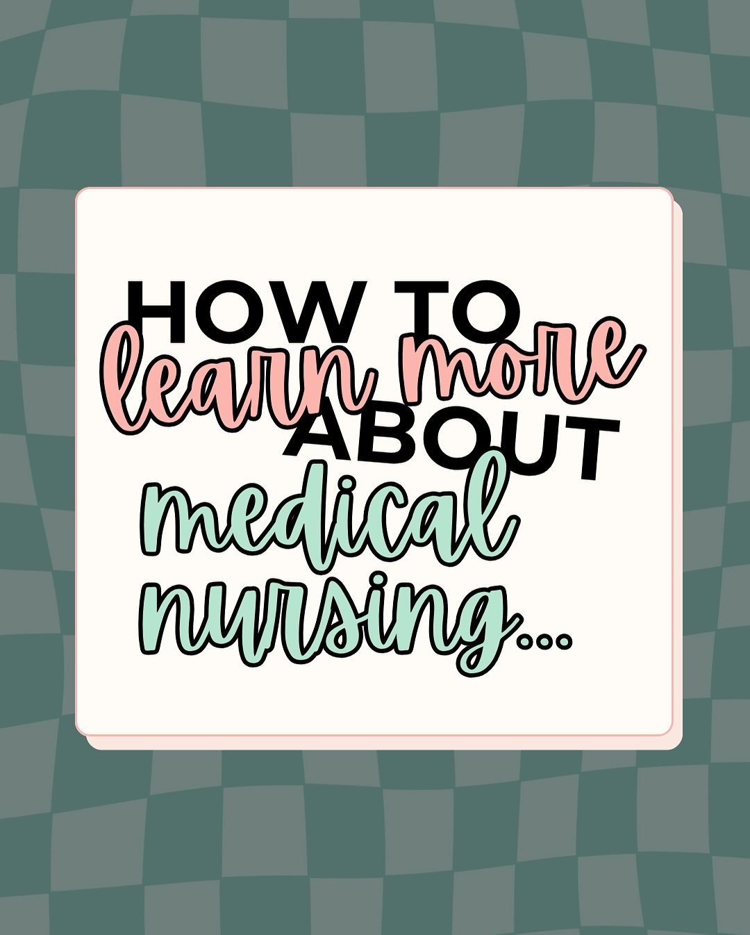 I used to think that to be a great nurse to my inpatients I had to know ALL about their disease.

And whilst yes, some underpinning knowledge is going to help you give great care, it&rsquo;s not all about complicated diseases.

You don&rsquo;t need t