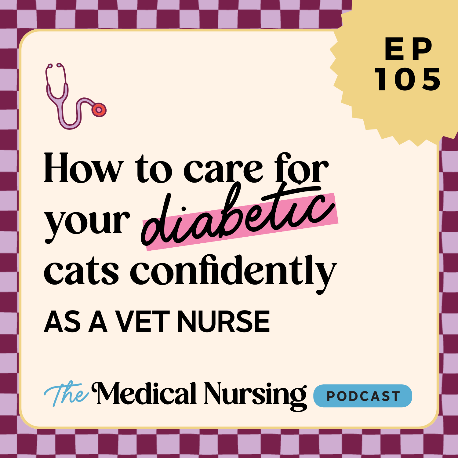 105 | How to care for your diabetic cats confidently (and easily!) as a vet nurse