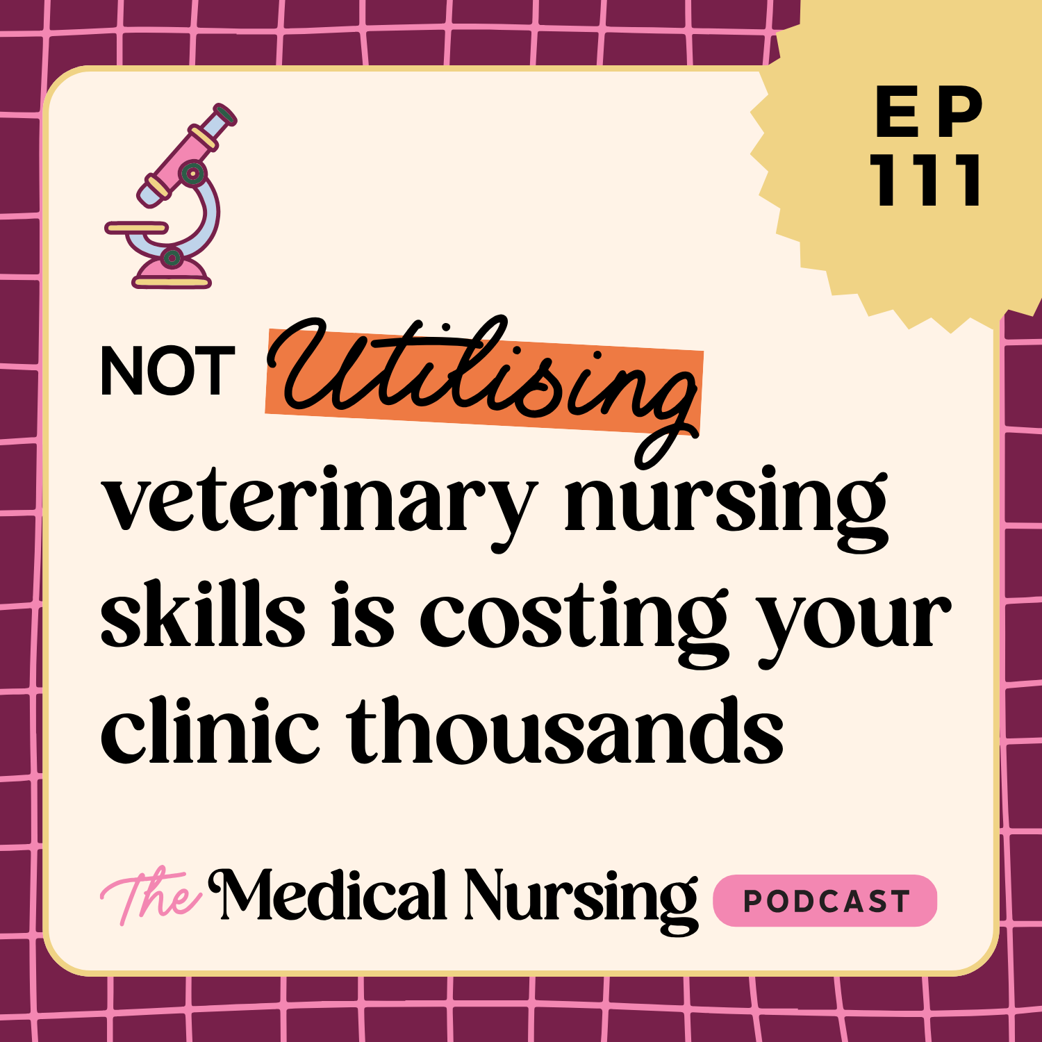 111 | Not utilising veterinary nursing skills is costing your clinic THOUSANDS. Here’s what to do about it (ft Alyssa Mages, CVT, FVTE)