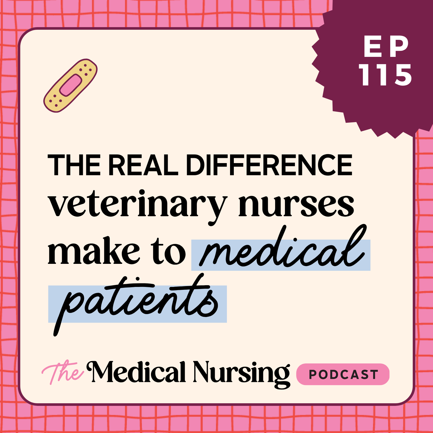 115 | The real difference veterinary nurses make to medical patients (when we get the chance)