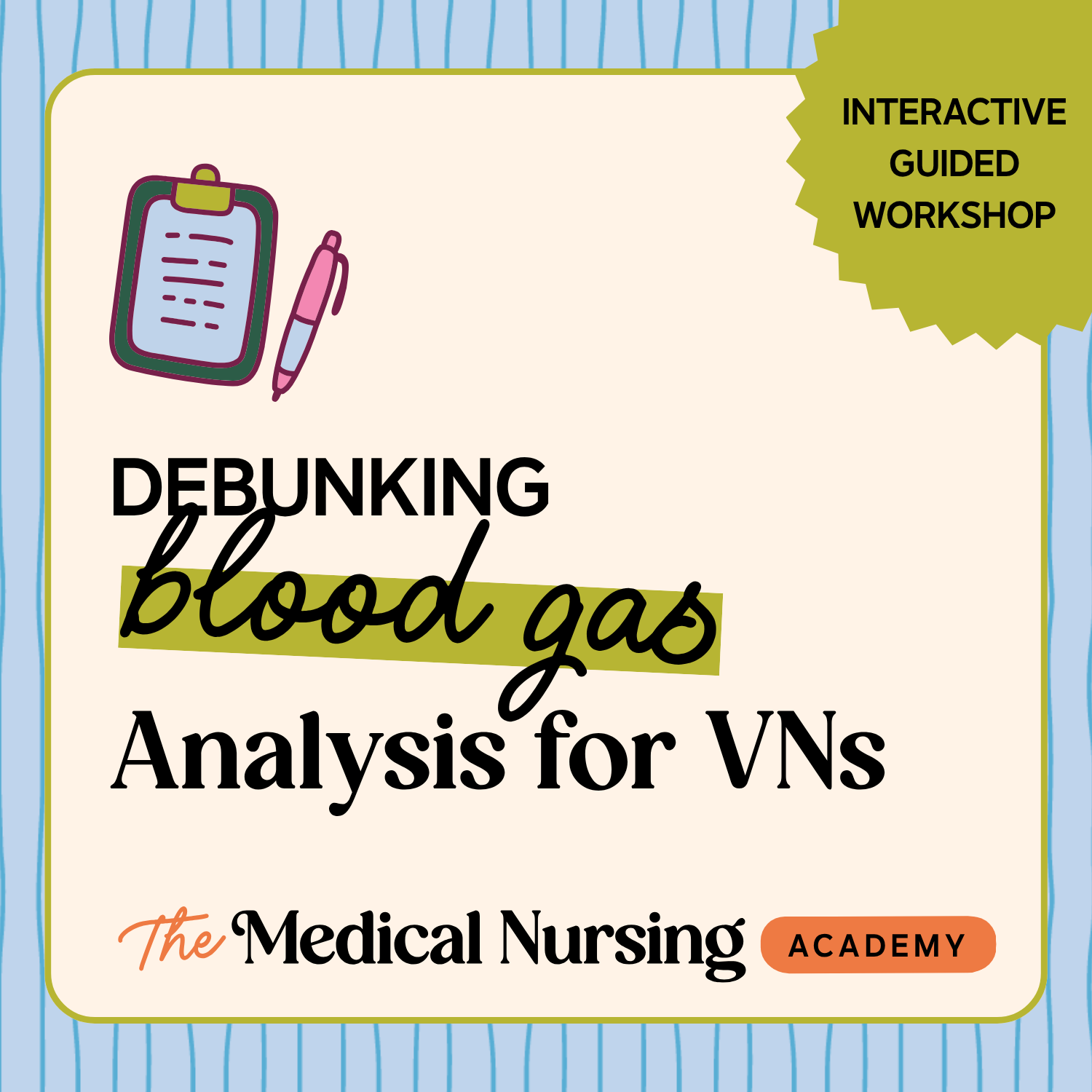 Interpreting and understanding blood gas analysis for veterinary nurses: An interactive practical CPD webinar on acidosis, alkalosis, acid-base and blood gases in cats and dogs