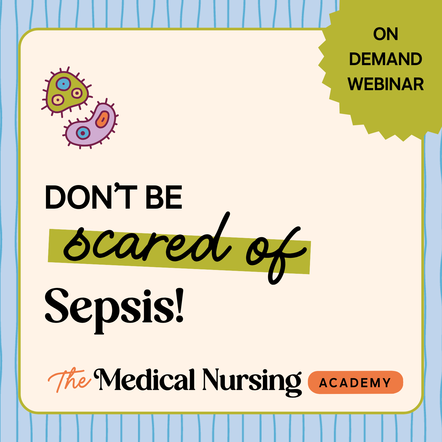 Don't be scared of sepsis: A CPD webinar for veterinary nurses on treating and caring for sepsis and systemic inflammation in cats
