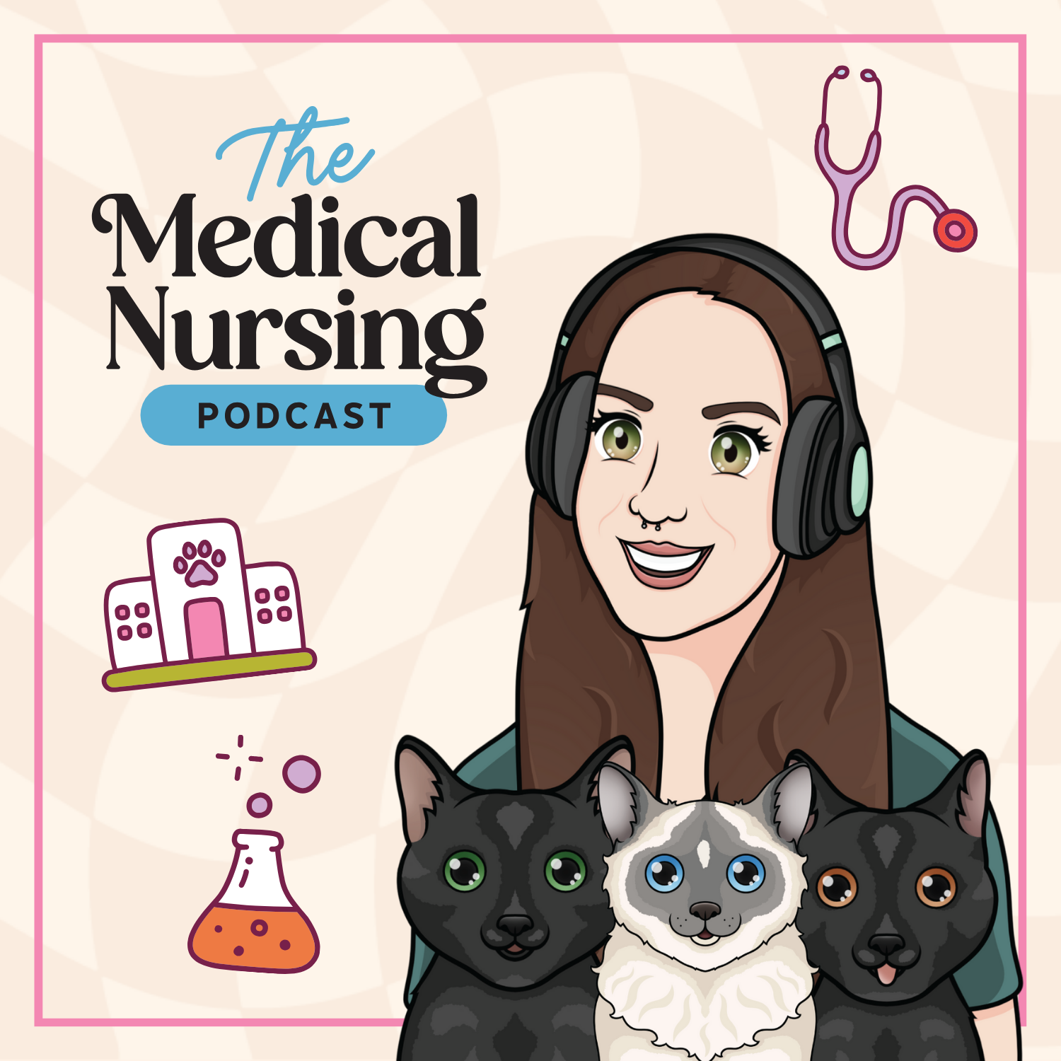 The Medical Nursing Podcast Cover Graphic