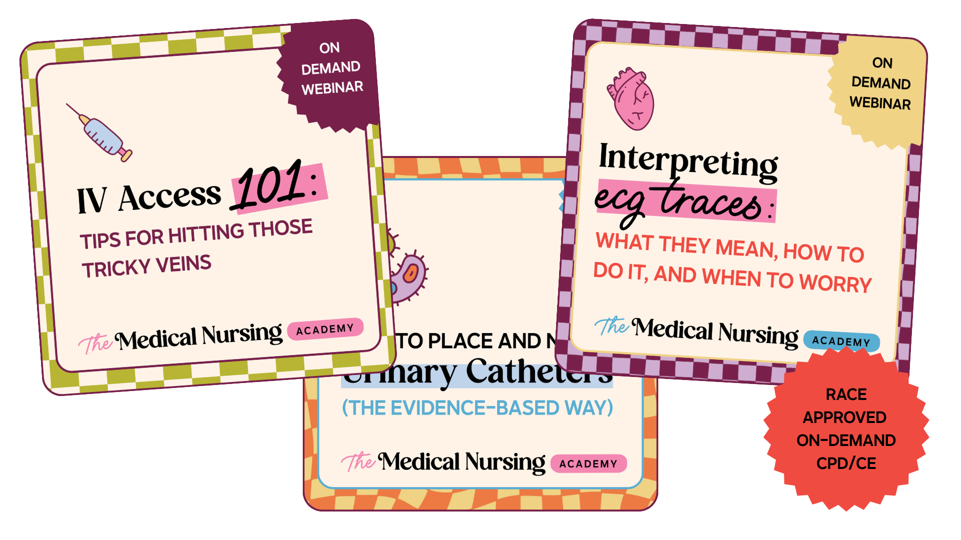 Medical nursing academy CPD cover webinar images
