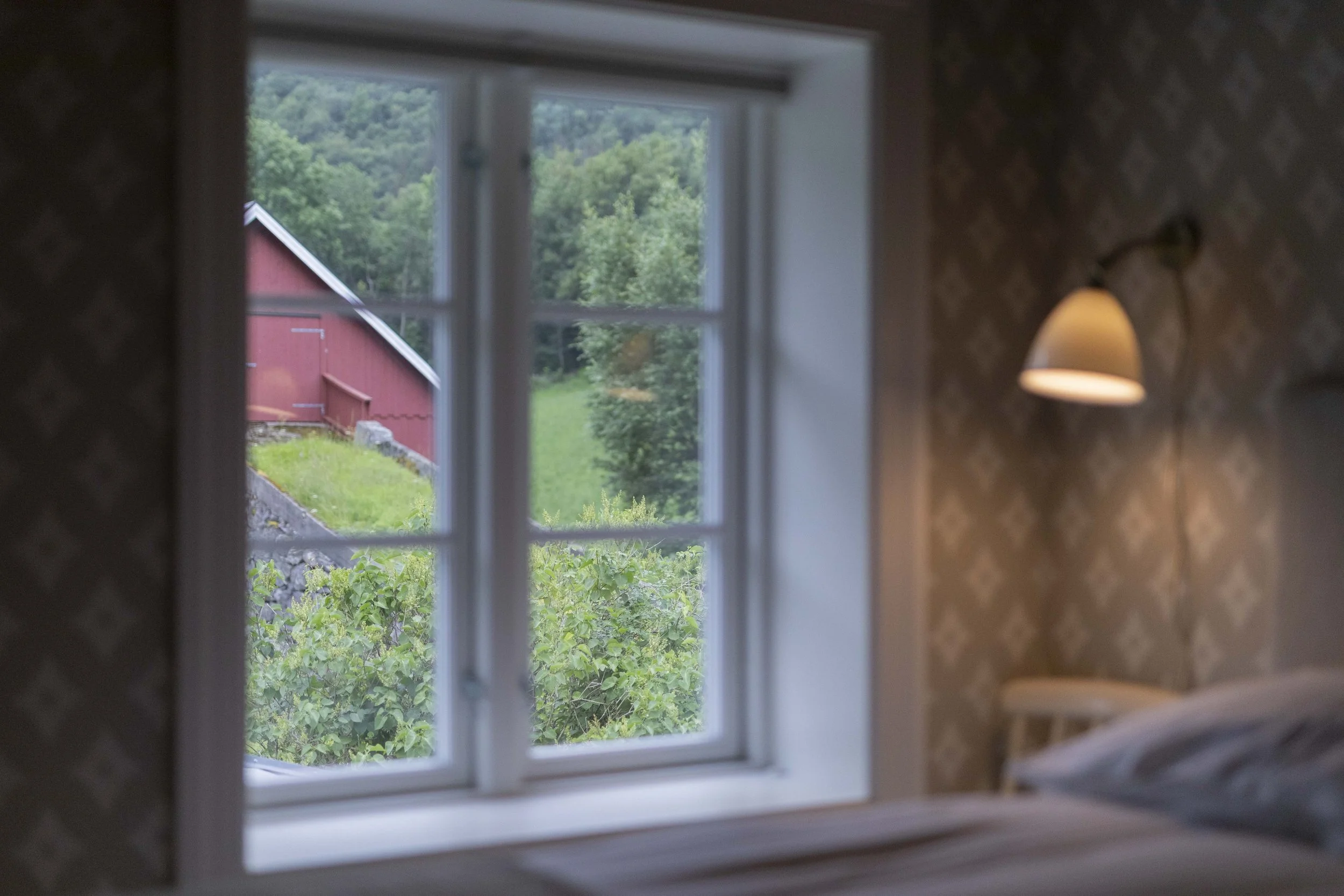 Vakker utsikt fra soverom