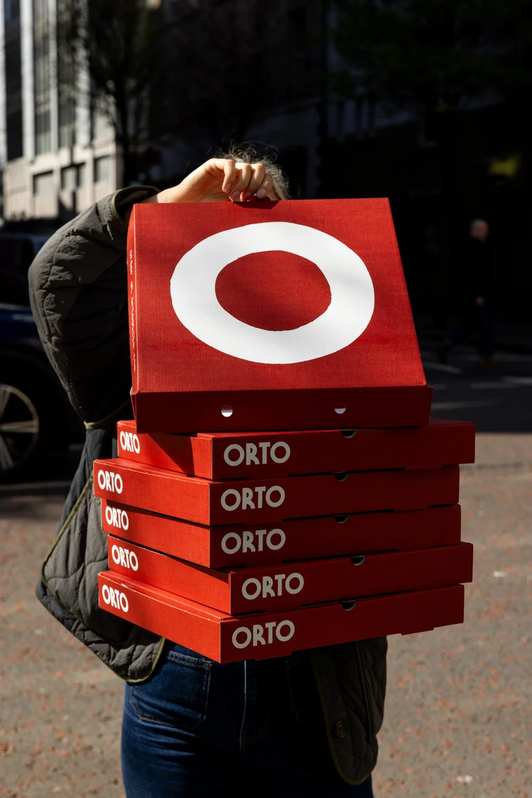 Orto takeaway pizza boxes