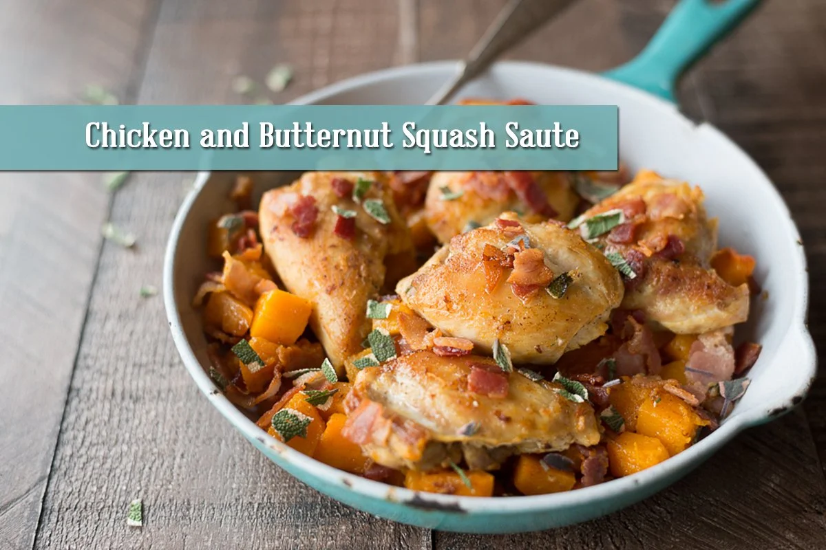 Chicken + Butternut Squash Skillet