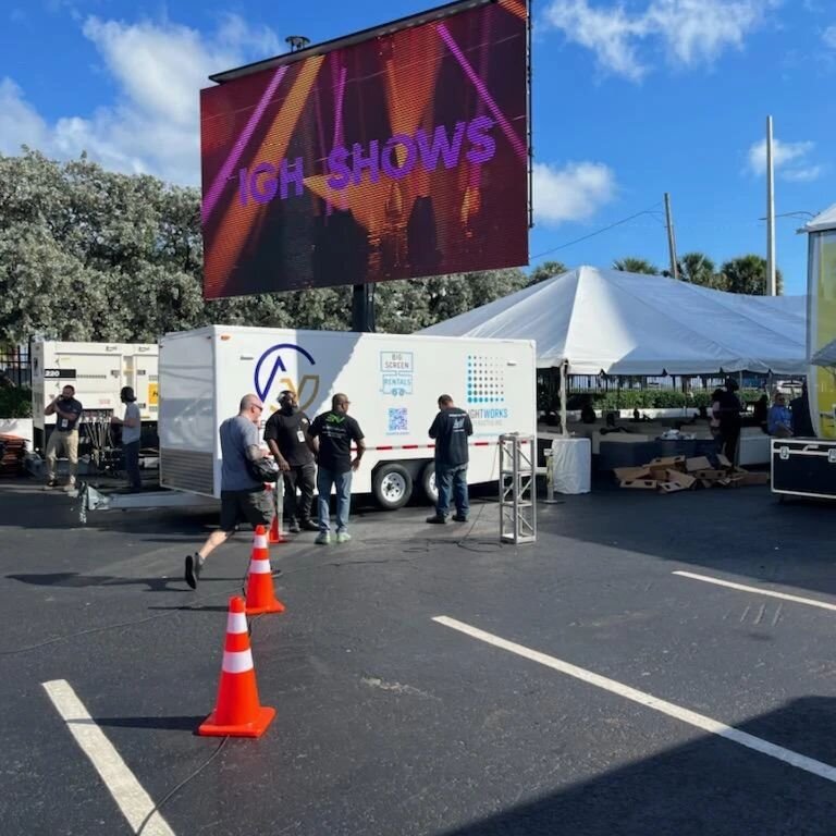 Prepped and ready for show.

#ledvideowall #videoproduction #conventionlife #nytofl #comebyandsayhi #rentbigscreens #mobilestageconference