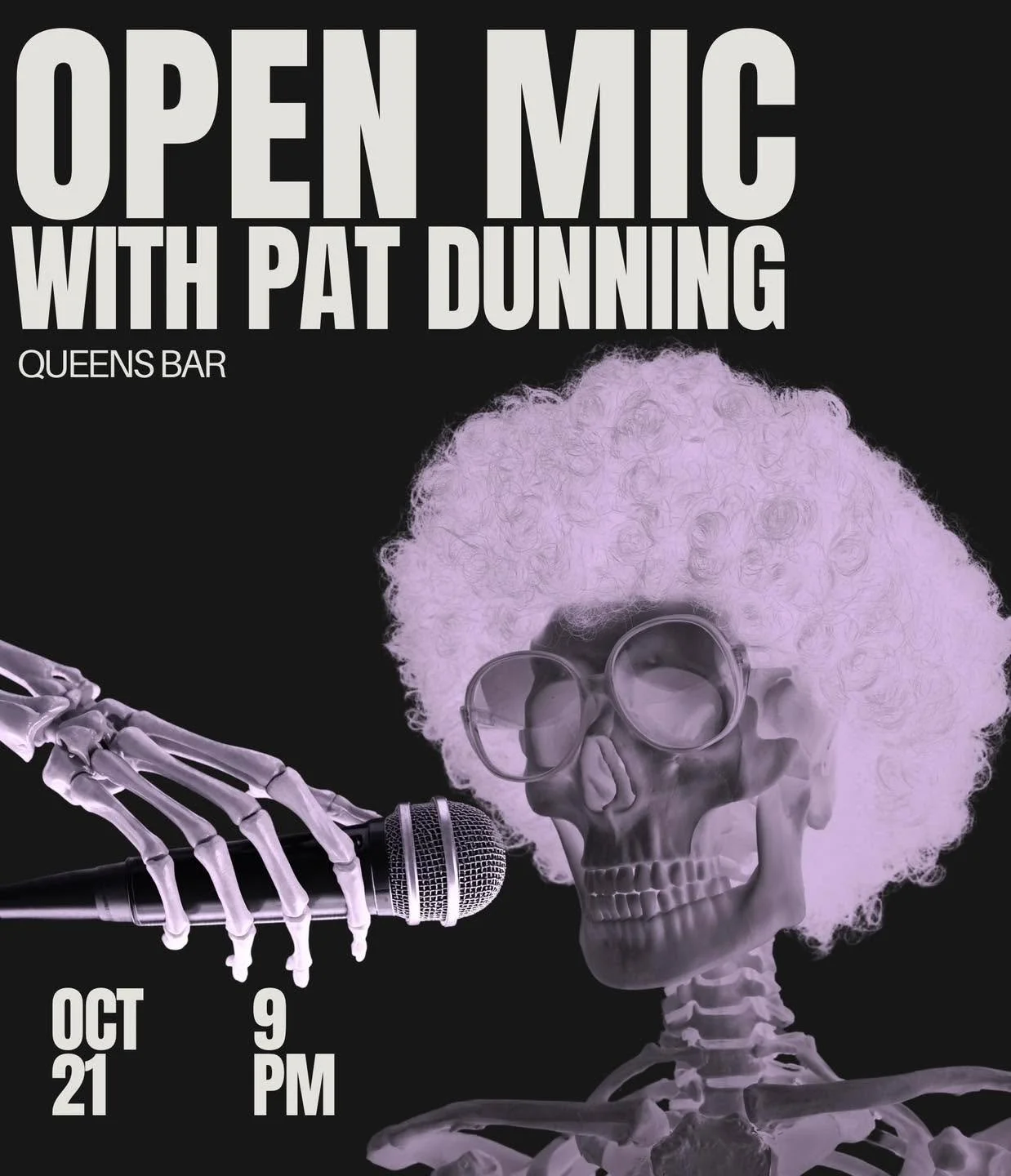 𝕺𝖕𝖊𝖓 𝕸𝖎𝖈 𝕿𝖔𝖓𝖎𝖌𝖍𝖙 🎤
Pat Dunning’s running the show, so expect talent, tunes, and good times.
Whether you’ve got a golden voice, six strings, or a breakup ballad that’s too raw for your therapist—bring it 🎶
🕘
