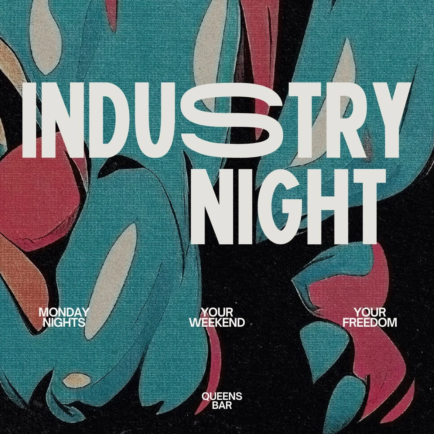 Hospitality crew: it’s your weekend tonight. Drinks. DJ. Dancing.