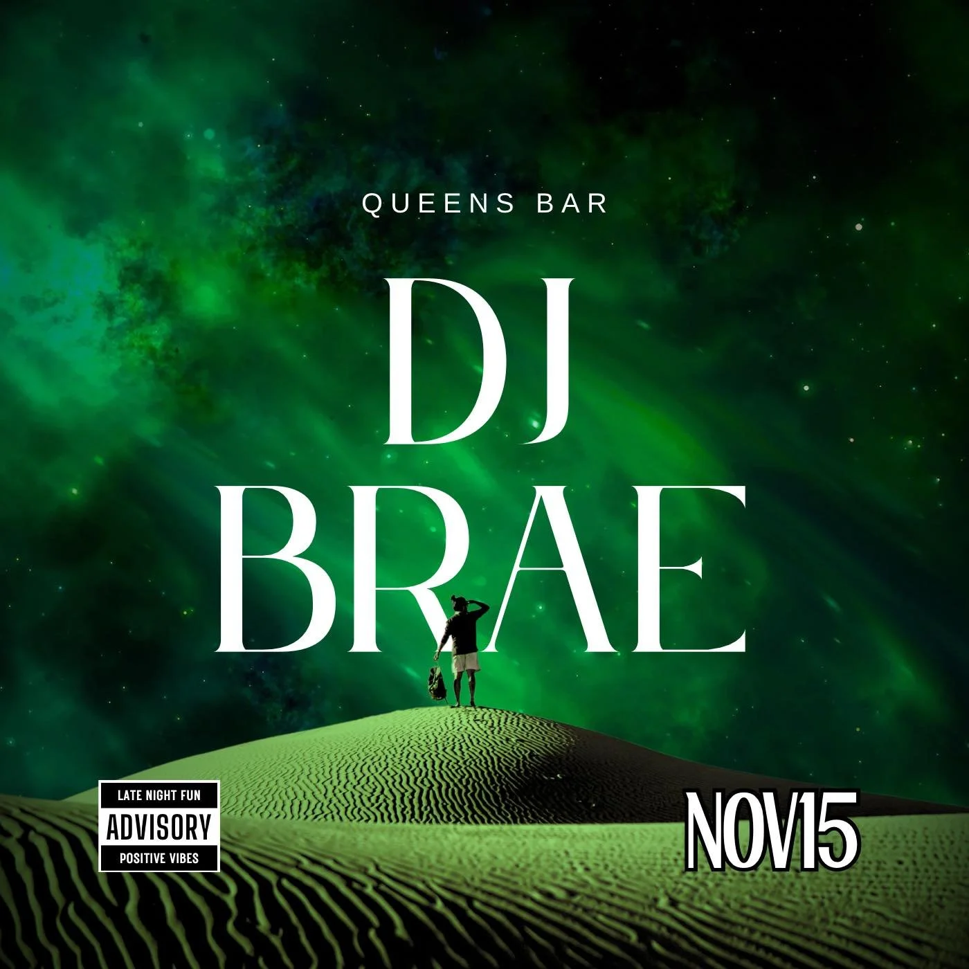 DJ Brae&rsquo;s on deck this Saturday, running the booth from 10PM to 2AM.

No cover.
No nonsense.
Just solid tracks and good energy.

Make it past midnight, and there&rsquo;s free pizza&mdash;because balance. 🍕