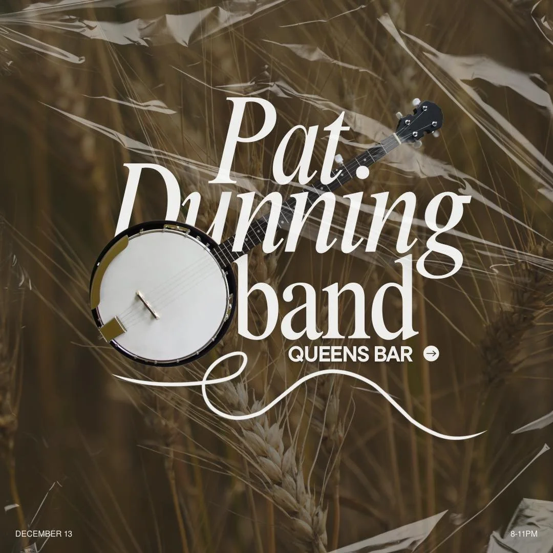 Pat Dunning Band kicks off Saturday night, DJ Brae shuts it down, and we&rsquo;re tempting you to stay up with free pizza after midnight. Show up. Stay late.