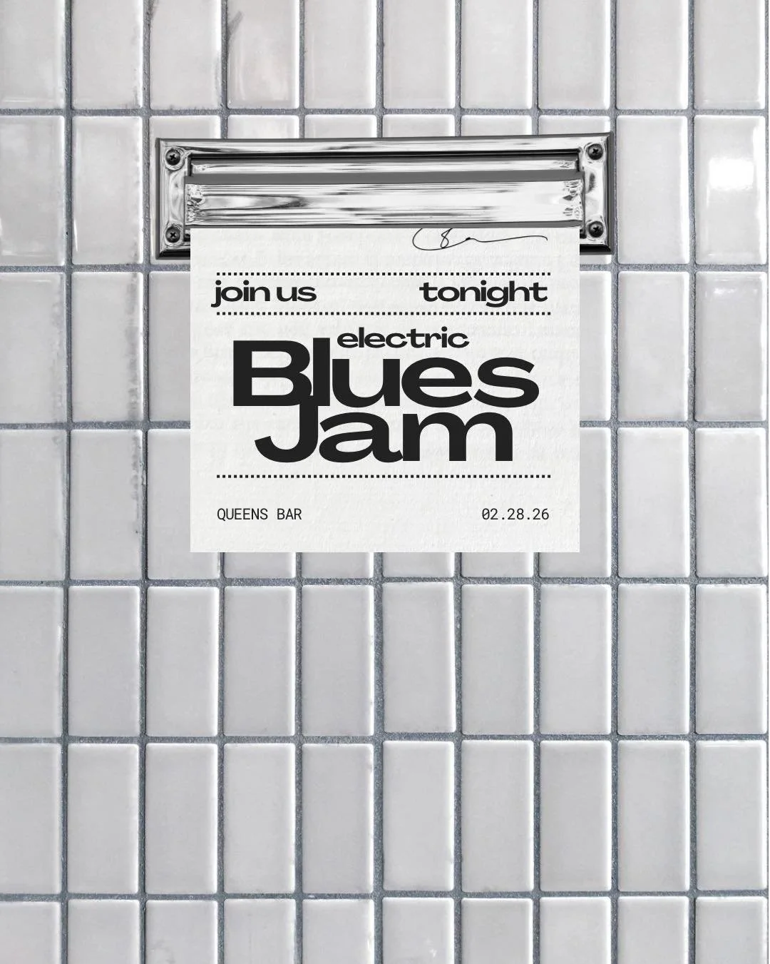 ⚡️𝕰𝖑𝖊𝖈𝖙𝖗𝖎𝖈 𝕭𝖑𝖚𝖊𝖘 𝕵𝖆𝖒 𝕹𝖎𝖌𝖍𝖙 ⚡️

Strong drinks, dirty riffs, and zero small talk required 🥃

Watch, hang, or grab a guitar and get in on it 🎸

𝘓𝘢𝘴𝘵 𝘍𝘳𝘪𝘥𝘢𝘺 𝘰𝘧 𝘦𝘷𝘦𝘳𝘺 𝘮𝘰𝘯𝘵𝘩.