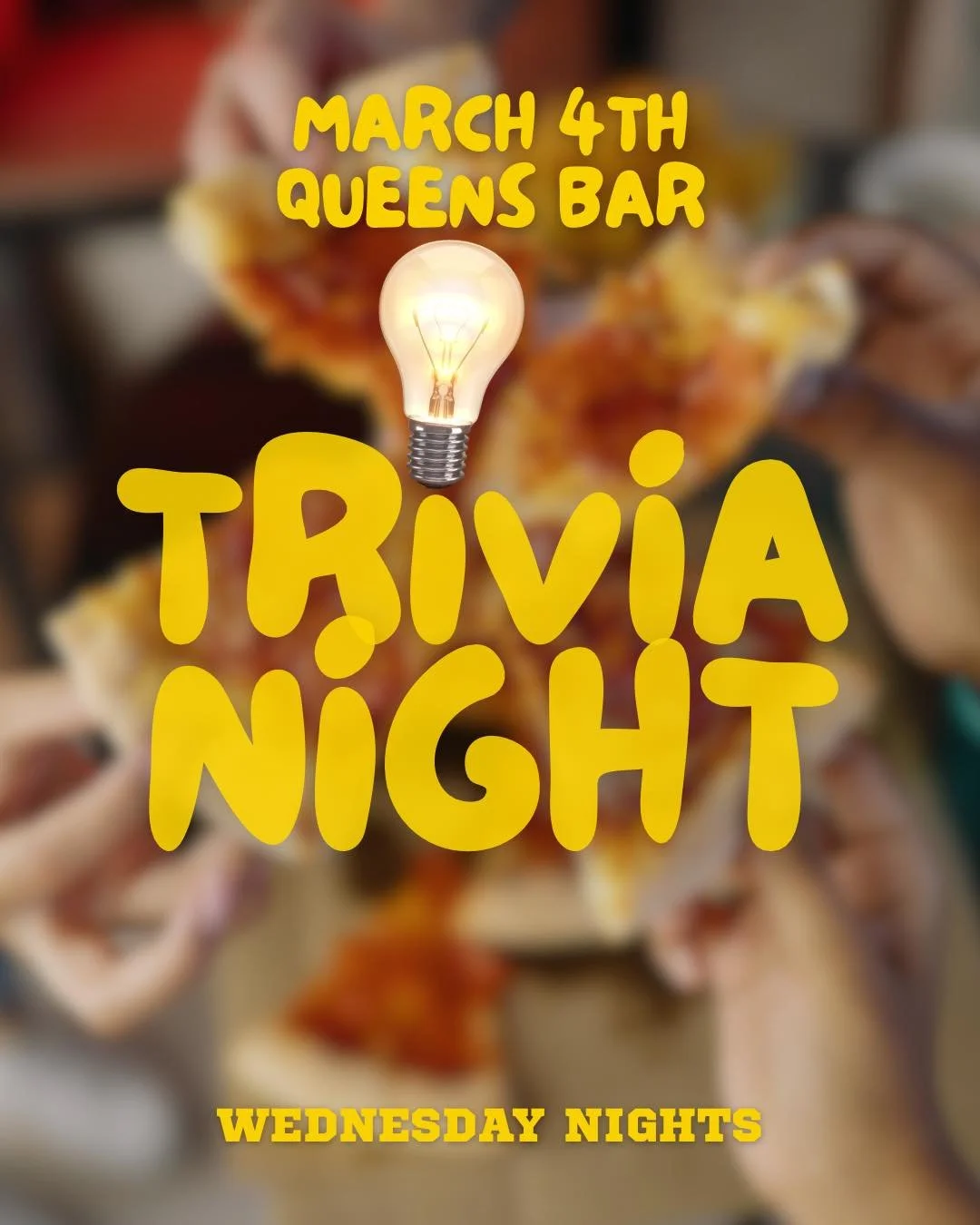 🧠 𝓣𝓻𝓲𝓿𝓲𝓪 𝓝𝓲𝓰𝓱𝓽 ⚡️

Think fast, drink beer, maybe win some money.

Just a heads up&mdash;there are only two weeks left in the trivia season, so if you&rsquo;ve been meaning to come out&hellip; this is your window.

The basics:
&bull; 7-9 P