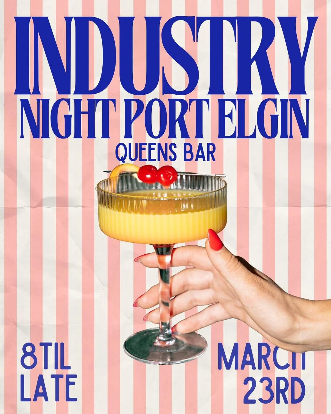 𝕸𝖔𝖓𝖉𝖆𝖞 𝕴𝖘 𝖙𝖍𝖊 𝕹𝖊𝖜 𝕾𝖆𝖙𝖚𝖗𝖉𝖆𝖞
Industry Night at The Queens

If you work in the service industry, you already know&mdash;our &ldquo;weekend&rdquo; isn&rsquo;t Saturday.

So Mondays at The Queens are for the ones who spend their actu