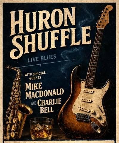 𝐁𝐥𝐮𝐞𝐬, 𝐛𝐮𝐭 𝐧𝐨𝐭 𝐭𝐡𝐞 𝐛𝐚𝐜𝐤𝐠𝐫𝐨𝐮𝐧𝐝 𝐤𝐢𝐧𝐝 🎶

Huron Shuffle&rsquo;s taking over for a proper live set.

📅  April 11
🕗 8:00pm

Mike MacDonald&rsquo;s dropping in, Charlie Bell too, so it&rsquo;s one of those nights where anythin