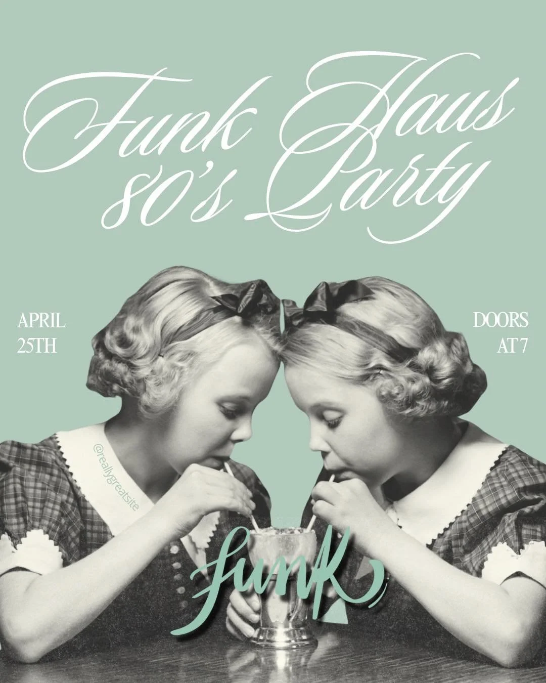 𝐅𝐮𝐧𝐤𝐡𝐚𝐮𝐬. 𝐀𝐥𝐥 &rsquo;𝟖𝟎𝐬. 𝐍𝐨 𝐟𝐢𝐥𝐥𝐞𝐫.

The best of the &rsquo;80s dance floor, played live. The original alternative.

📅 April 25, 2026
🕖 Doors @ 7pm
🎤 Show @ 8pm
📍 Queens Bar

Think New Order. Yaz. Depeche Mode. Madonna. Dur