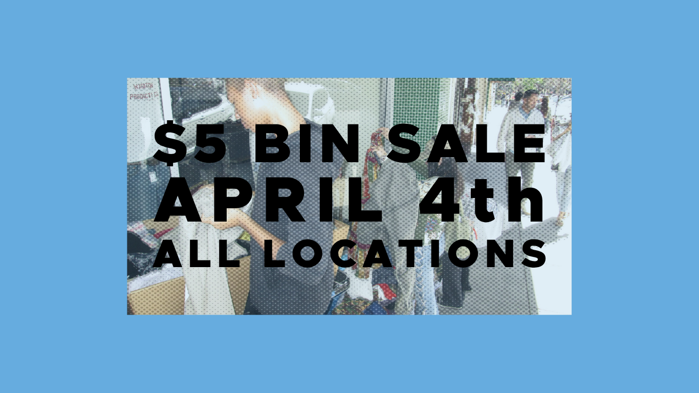 Spring Reset: $5 Bin Sale