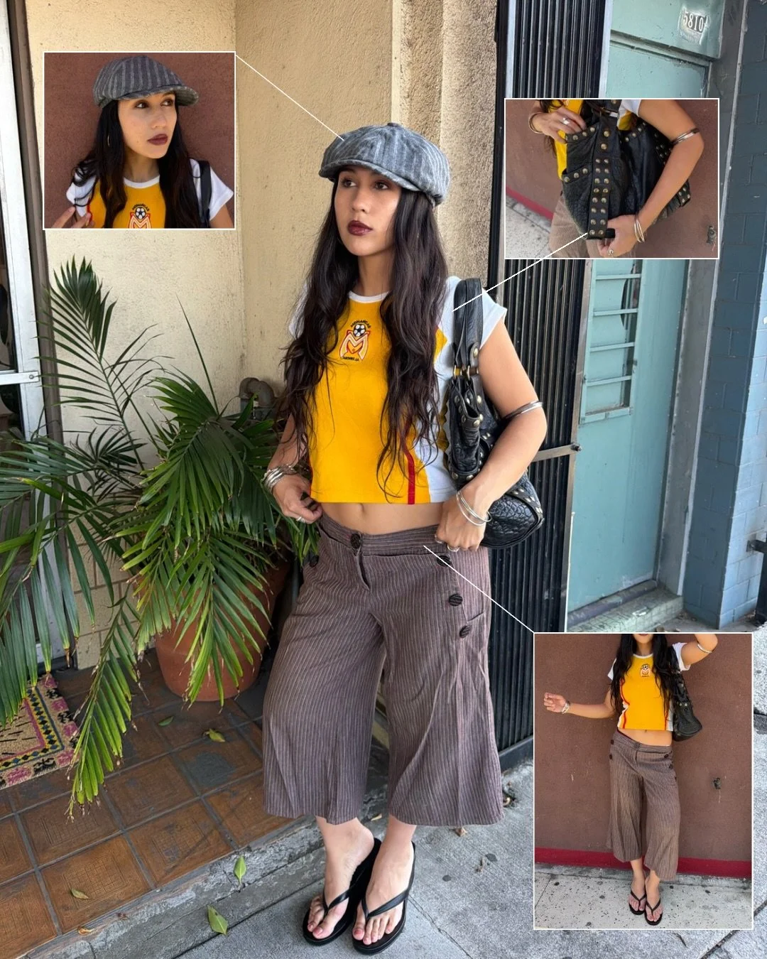 Just a girl in her vintage guachos and little black wedges (she&rsquo;ll still get her 10k steps in) 

#outfitinspo #summeroutfit #wedges