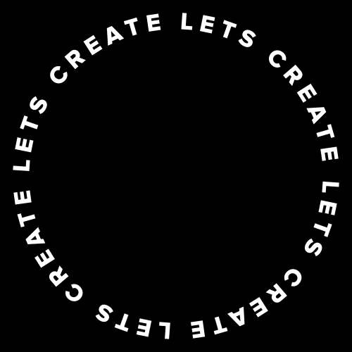 "Lets create" prompt gif