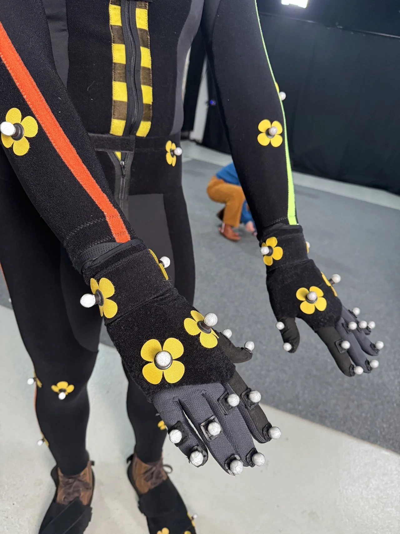 Mocap marker gloves