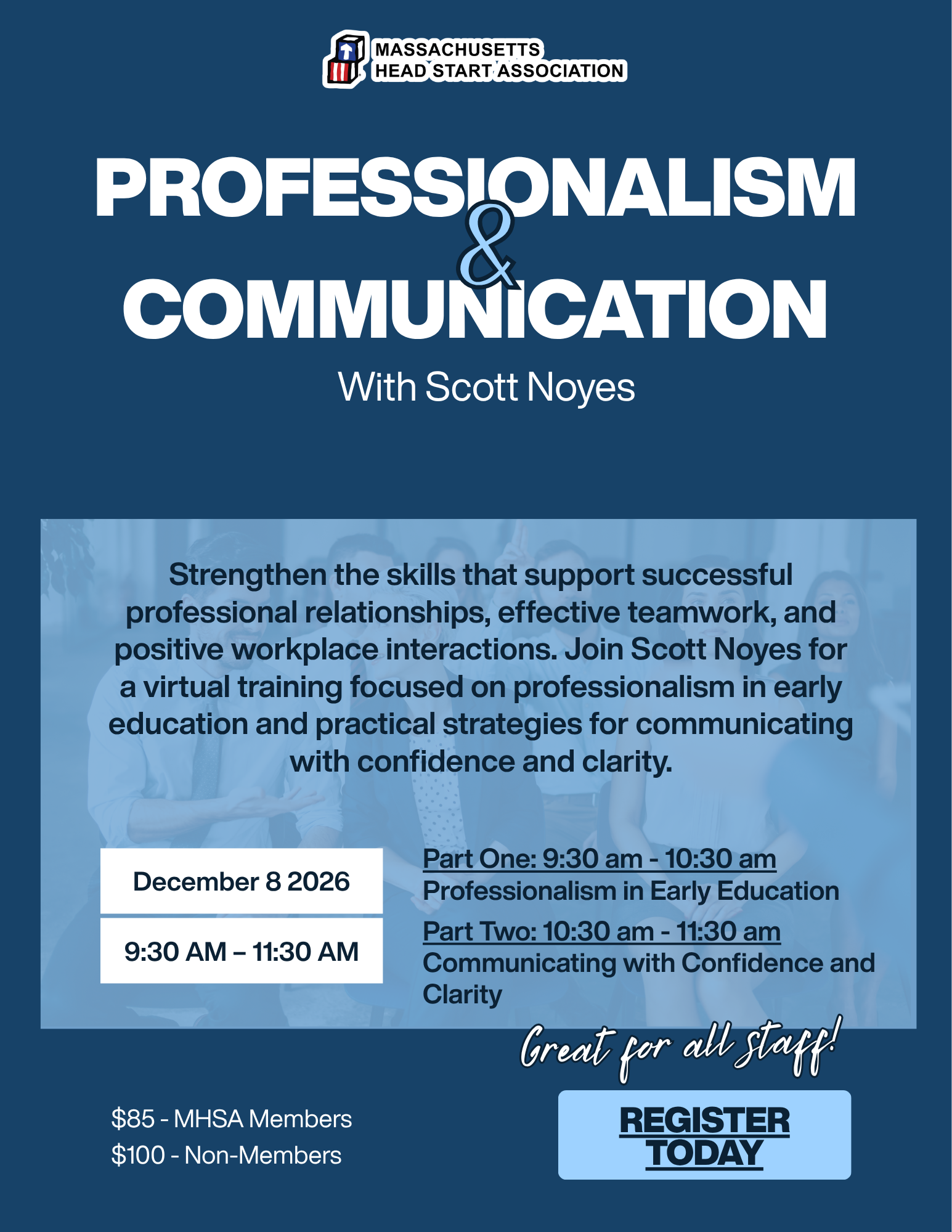 Professionalism and Communication