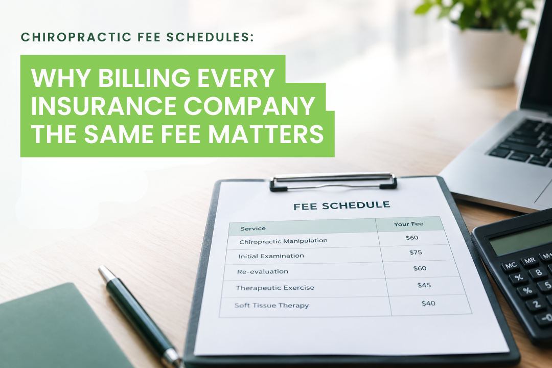 Chiropractic Fee Schedules: Why Billing Every Insurance Company the Same Fee Matters