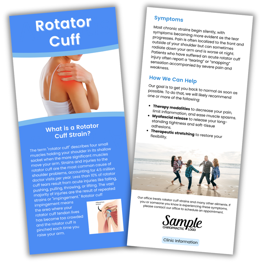 ChiroUp Rack Cards | Enhance Your Practice - Get Custom Rack Cards ...