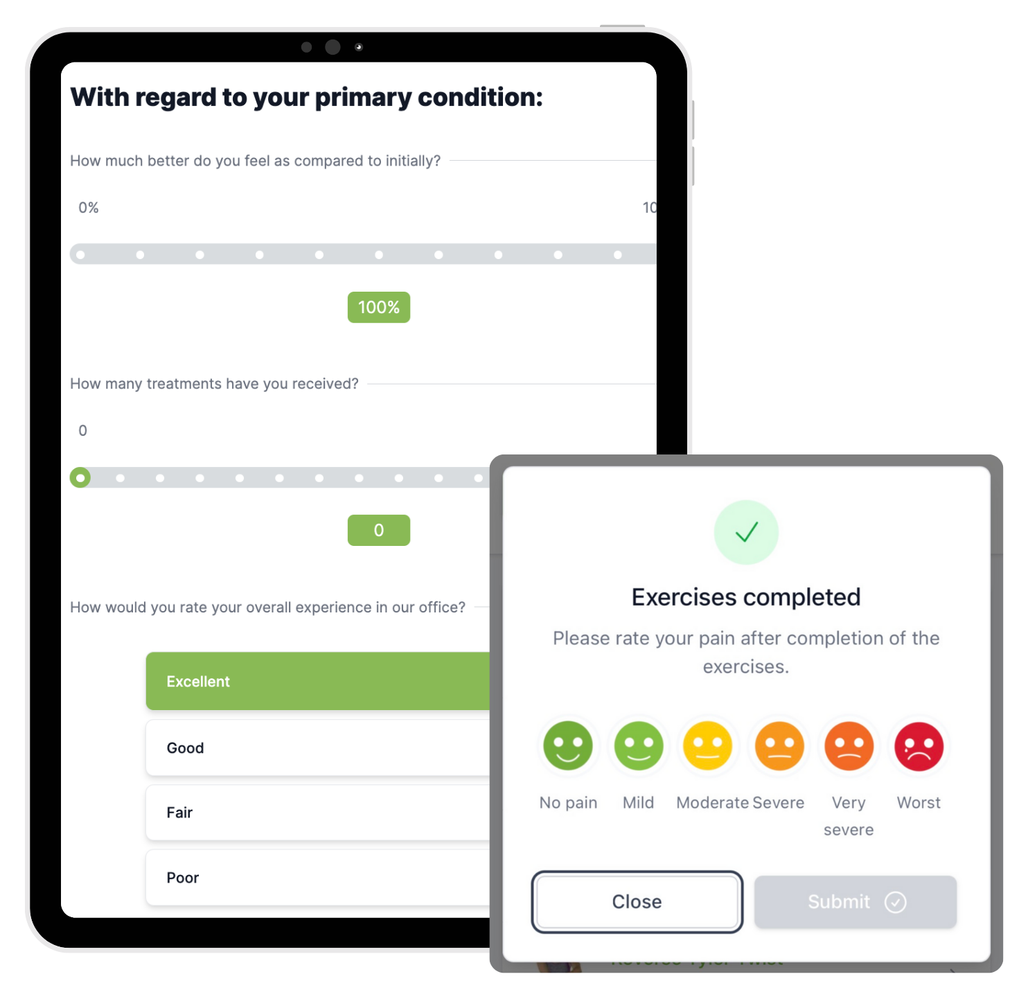 Chiropractic patient feedback surveys