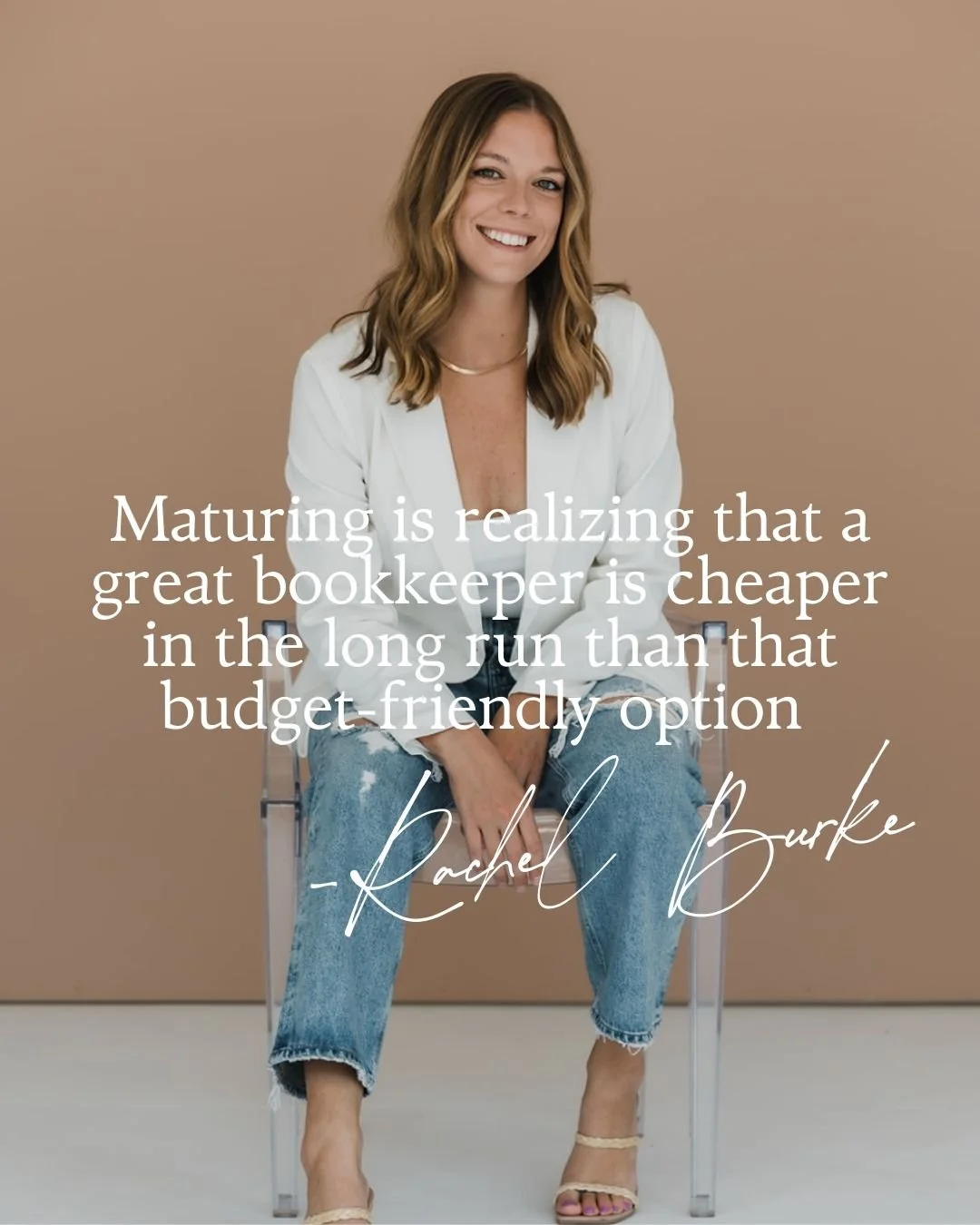 That budget bookkeeping option might *look* like a great deal...

Until you're hit with a nastygram from the IRS, you overpay in taxes because legitimate write-offs got missed, and you can't get a hold of anyone for MONTHS. 🙃

That's not just a hypo