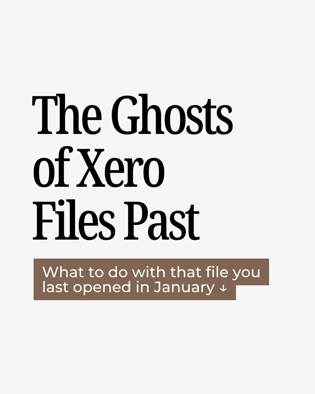 Sorry for this blast from the past, but remember when you bought a Xero subscription with the best of intentions back in January?! 👀

If your bookkeeping file has just been collecting dust (aka months of randomly synced transactions from your bank),