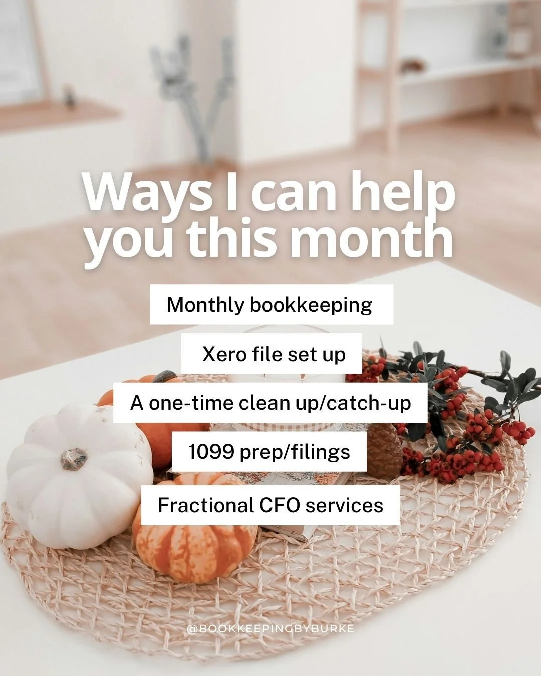 Don't wait until December when everyyyy bookkeeper is booked for 2025 clean-ups...

I'm here to save you from the year-end scaries that are just a few months away, so help me help YOU by tapping that link in my bio! 🔗