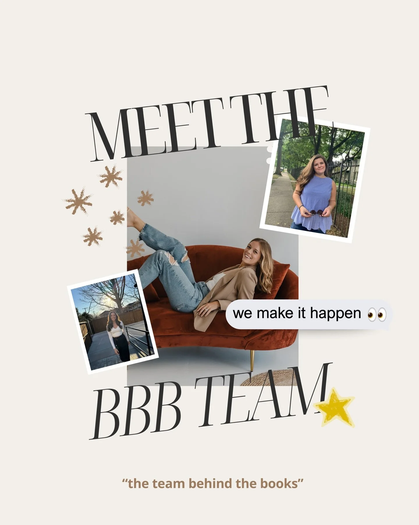 Okayyyy it&rsquo;s officially time&hellip; meet the BBB team, AKA the women behind the books, the inbox replies, and the reason things in your business don&rsquo;t feel like pure chaos 👀

around here, we&rsquo;re big fans of keeping your numbers cle