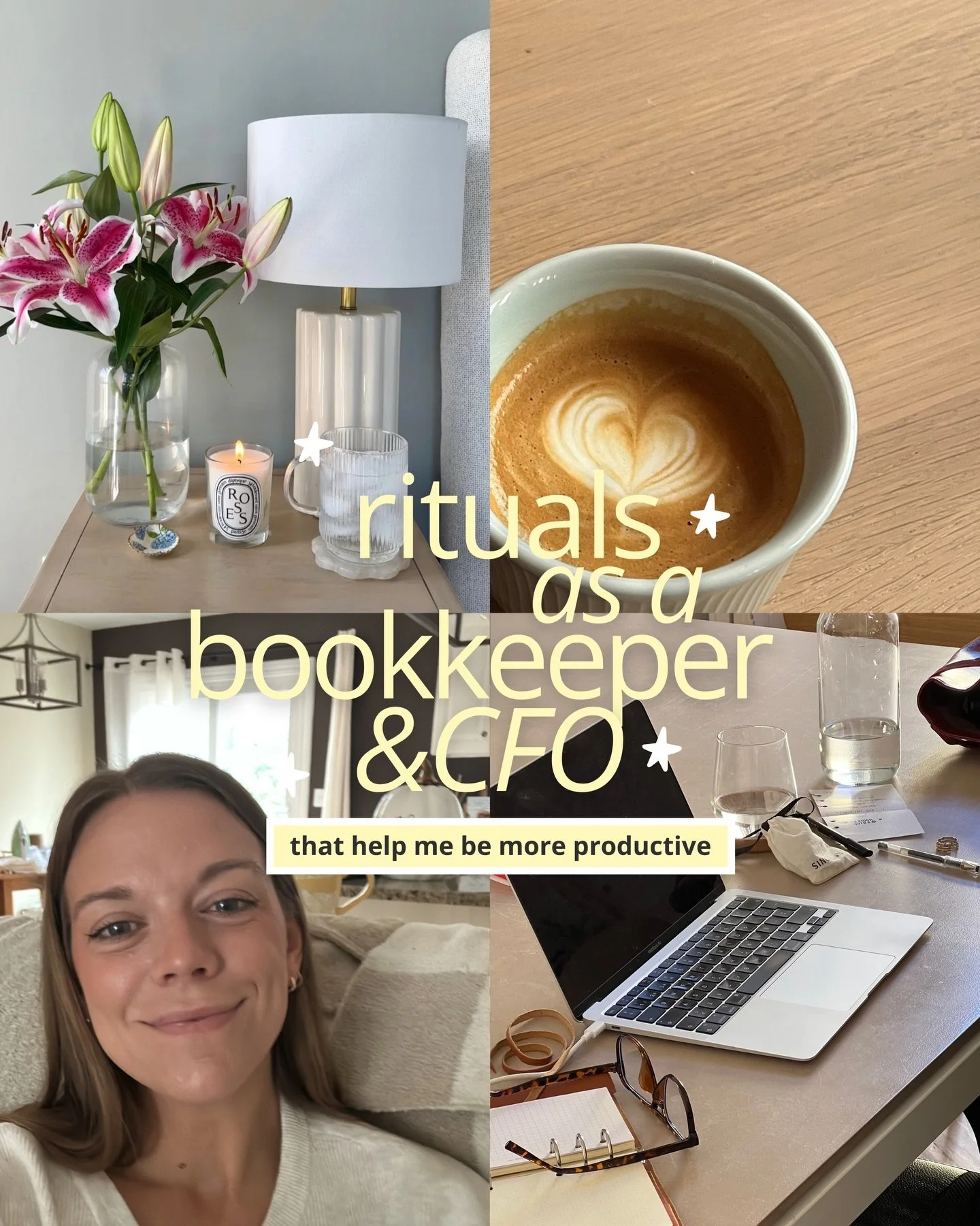 little things that keep me sane as a bookkeeper &amp; CFO 🤍nothing groundbreaking&hellip; just the things that actually help me show up better every day.

running a business, supporting clients, managing a team&hellip; it can get heavy if you let it