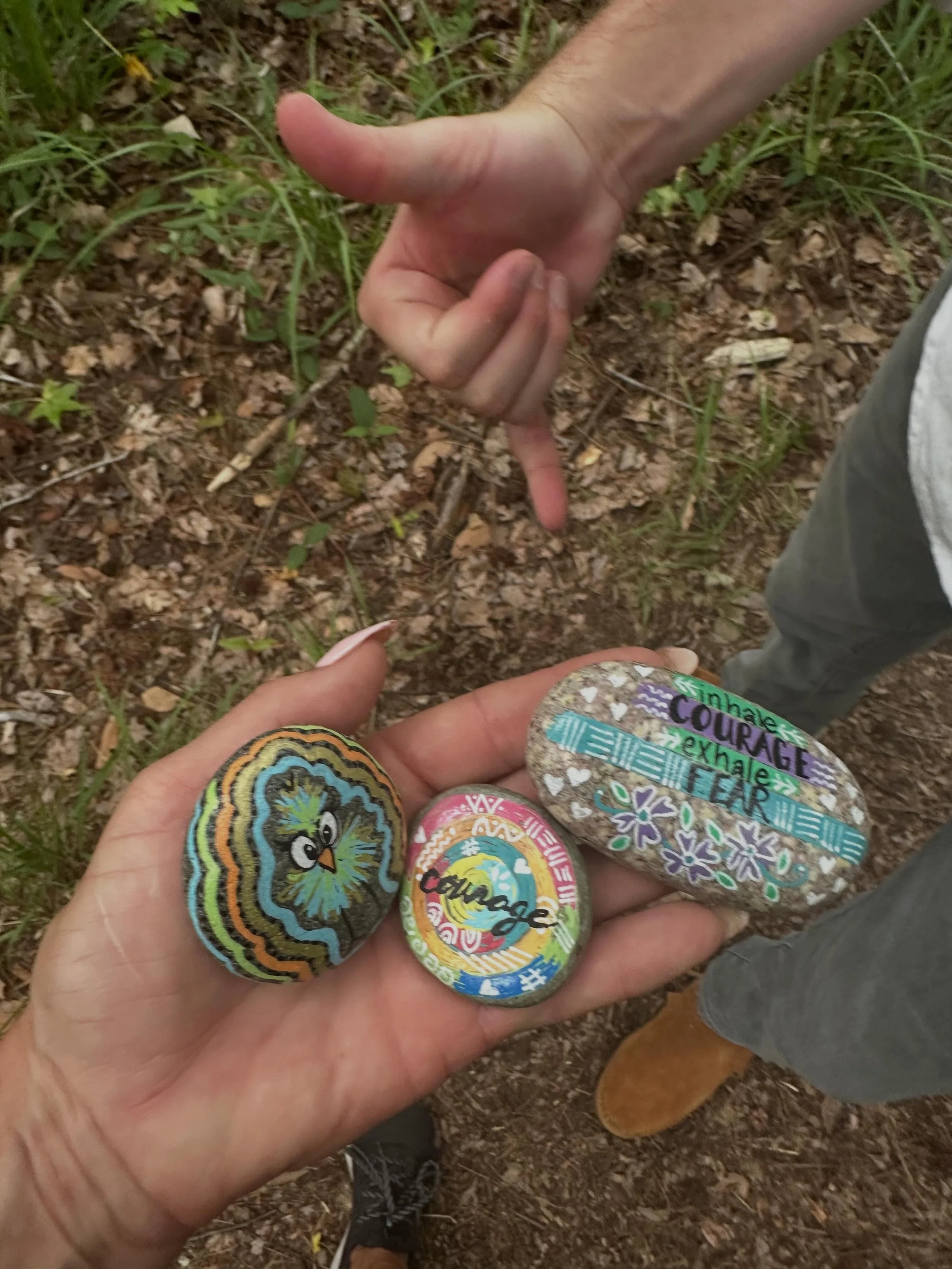 Guess what, y&rsquo;all?! My ricks are being found!! And, these sweet folks are RE-HIDING them! I can&rsquo;t tell you how happy this makes me.

Check out their hints below on where to find them:

1. Inhale Courage, Exhale Fear: 
This rolling stone i