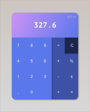 Fancy calculator
