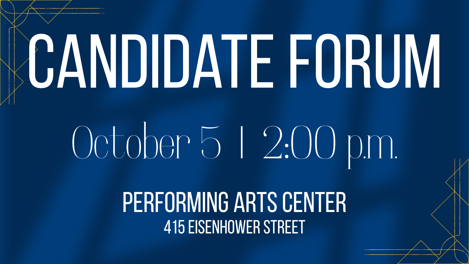 Candidate Forum