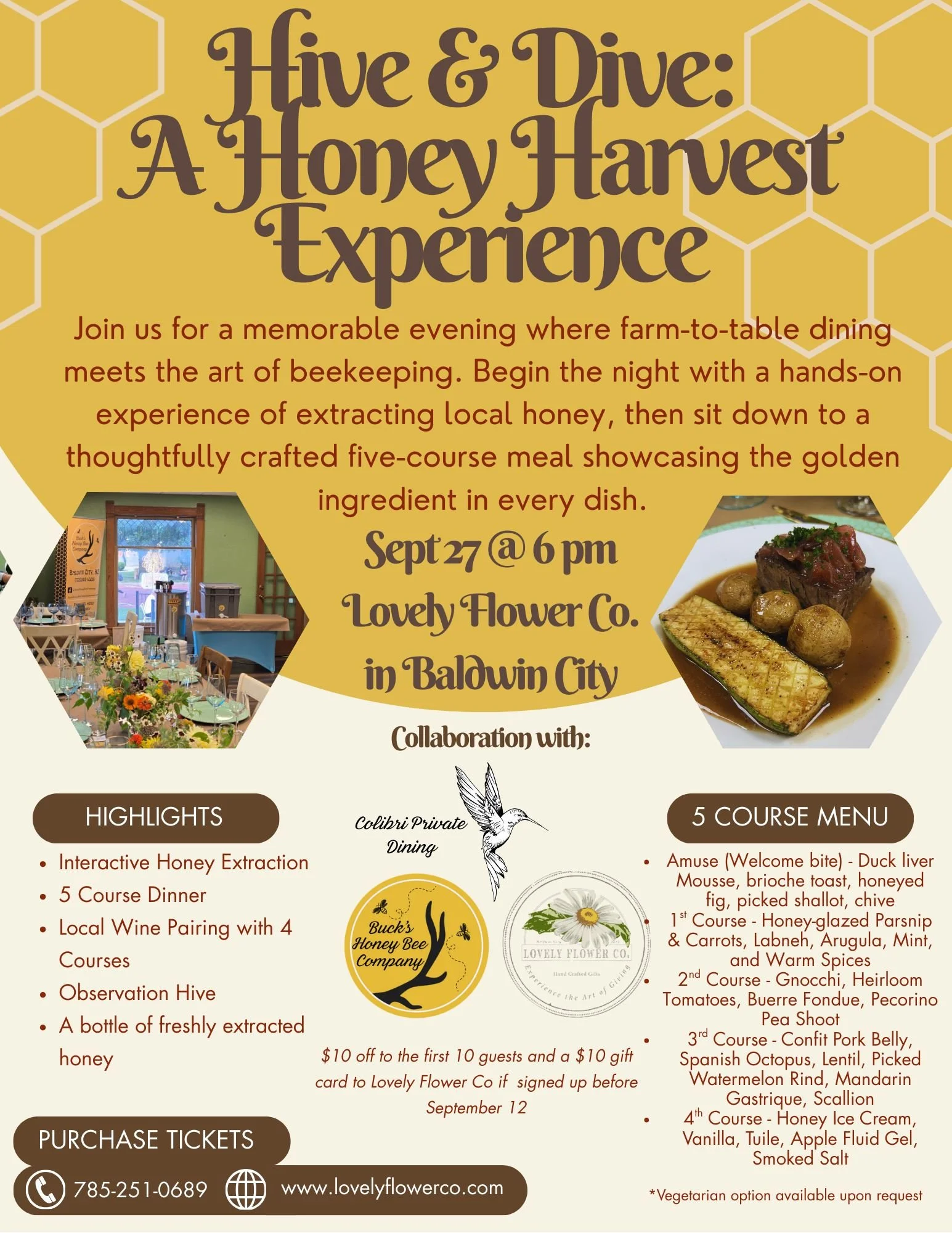 Hive and Dive: a Honey Harvest Experience