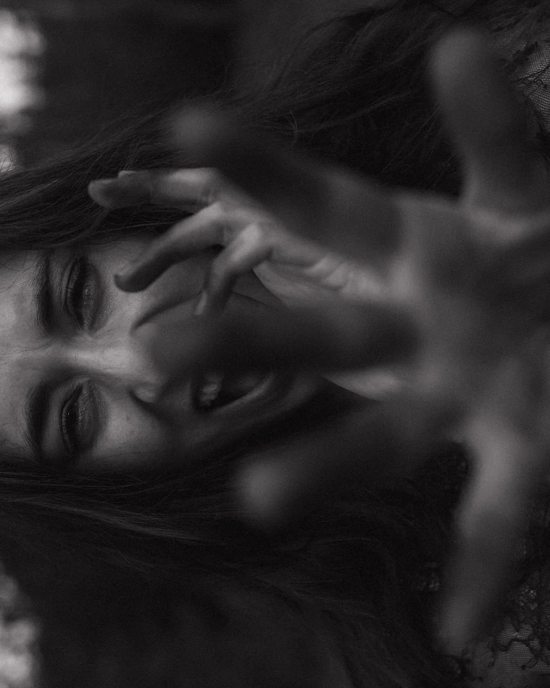 Under a bruised moon, the witch stood at the lake&rsquo;s edge, her black-tipped fingers tracing symbols into the air.

The water trembled as she whispered her spell&mdash;soft and low, a sound that made the trees lean in. Beneath the surface, someth