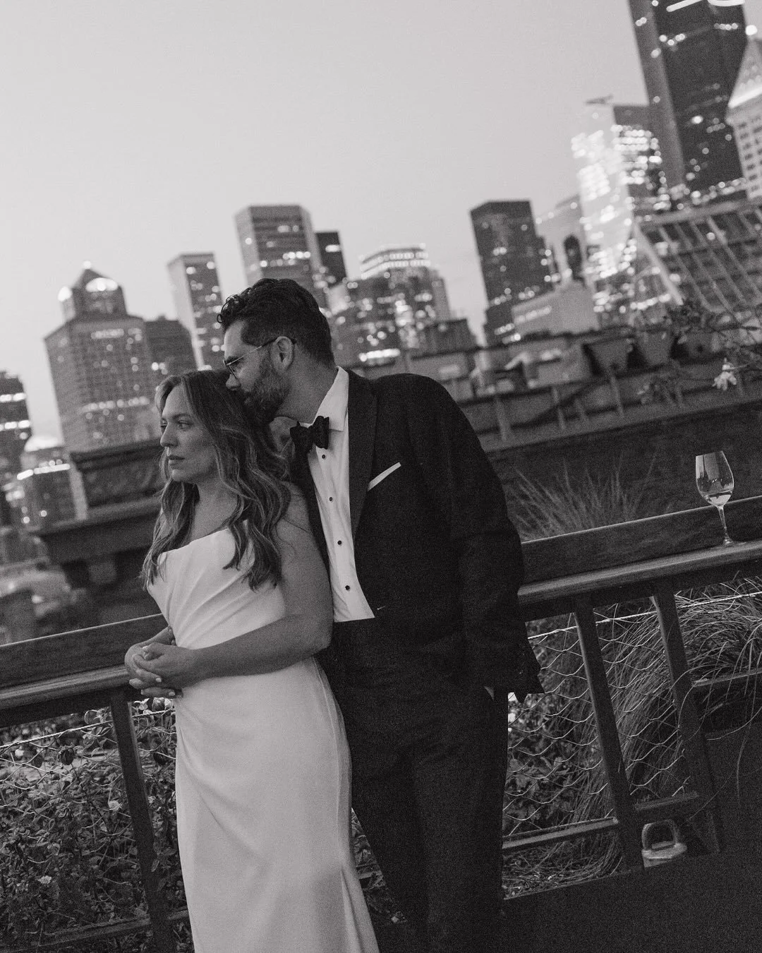 Carly and Devon had their wedding reception at Populus, one of Seattle&rsquo;s most stunning rooftop bars. It&rsquo;s the perfect blend of city views, good food, and even better company. With the skyline glowing in the background and colorful cocktai