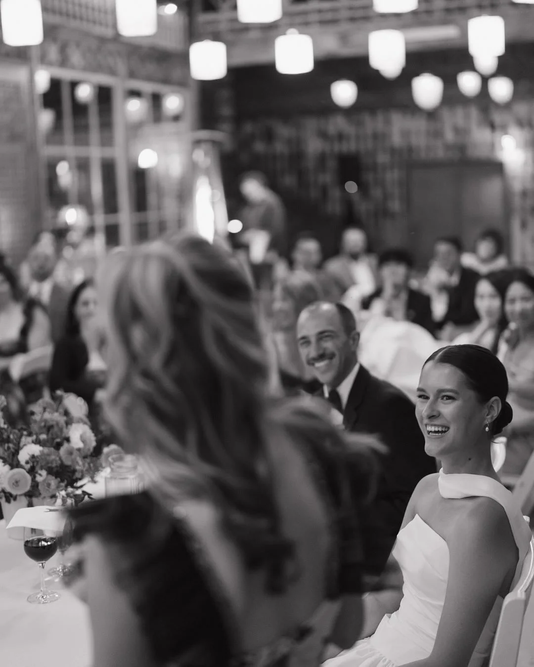 This is the second half of Maya and Scott&rsquo;s wedding day&mdash;where everything shifted from sentimental to full-on celebration. Their reception dinner was incredible, with amazing catering that had everyone talking and plates cleared down to th