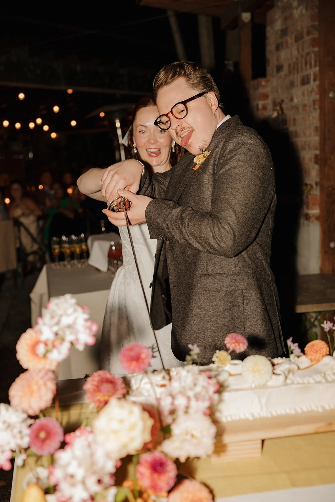 A Fall Wedding at The Corson Building