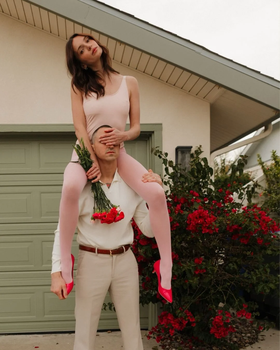 A couples session can be editorial&mdash;stylish, and a little cinematic&mdash;without losing the fun. Wear something funky or fashion-forward. Play with texture, or contrast. Choose outfits that feel like a magazine spread but still feel like you. T