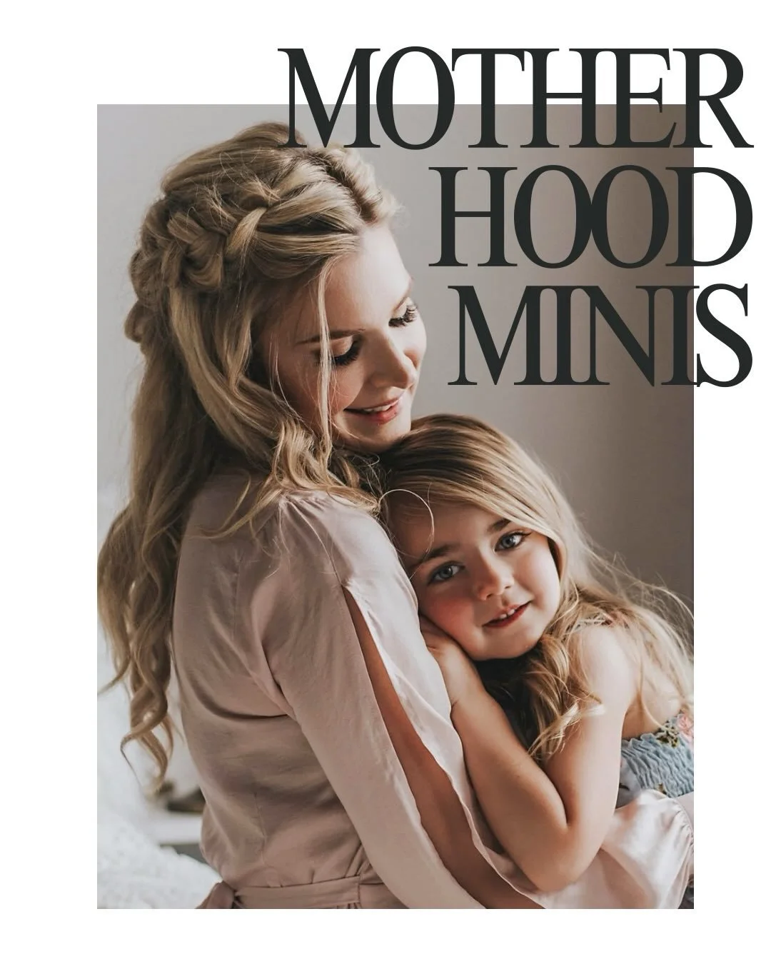 Motherhood Minis ✨
April 12th | 11am&ndash;1pm | Tacoma Studio

I&rsquo;m hosting a special round of motherhood minis in the most dreamy Tacoma studio &mdash; think romantic drapery and beautiful florals layered throughout the space. Intentionally de